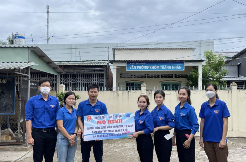  Bình Tân thực hiện mô hình thanh niên xung kích tuần tra đảm bảo an toàn giao thông năm 2023