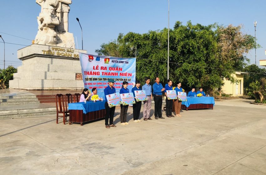  Huyện Đoàn Bình Tân tổ chức Lễ ra quân Tháng Thanh niên năm 2023