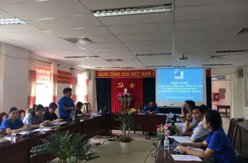  Bình Tân tổ chức sơ kết công tác Hội giữa nhiệm kỳ 2019 – 2024