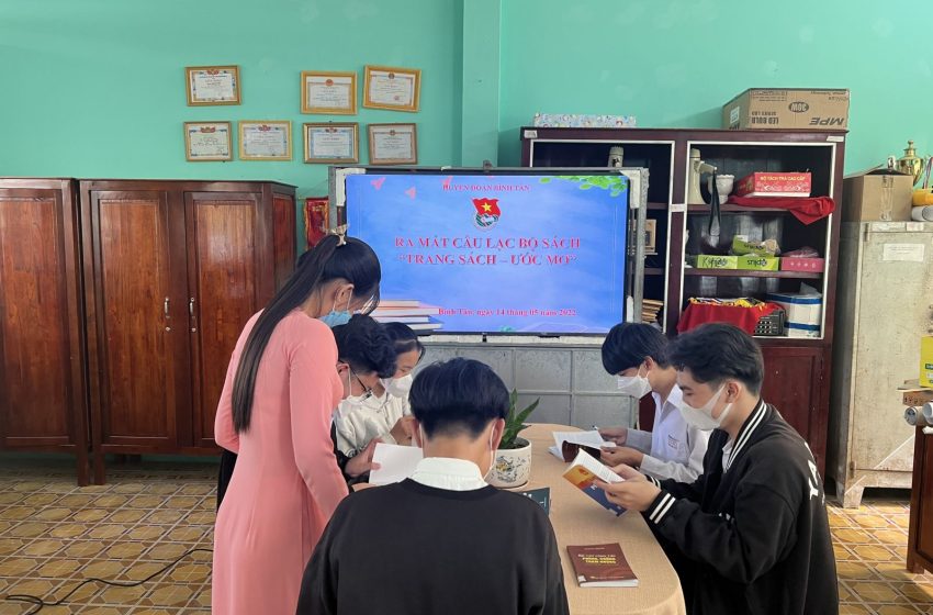  Bình Tân tổ chức ra mắt câu lạc bộ sách