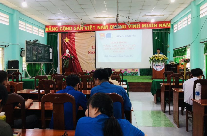  Bình Tân tổ chức tập huấn nâng cao năng lực số cho Đoàn viên, thanh niên năm 2023