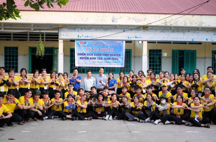  Bình Tân tổ chức chiến dịch Xuân tình nguyện năm 2024